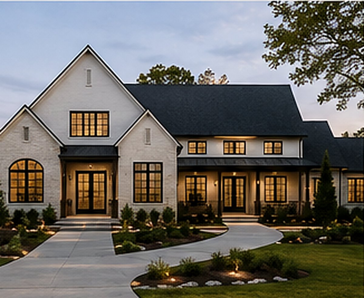 Custom home built by MRJH Construction in Northwest Arkansas